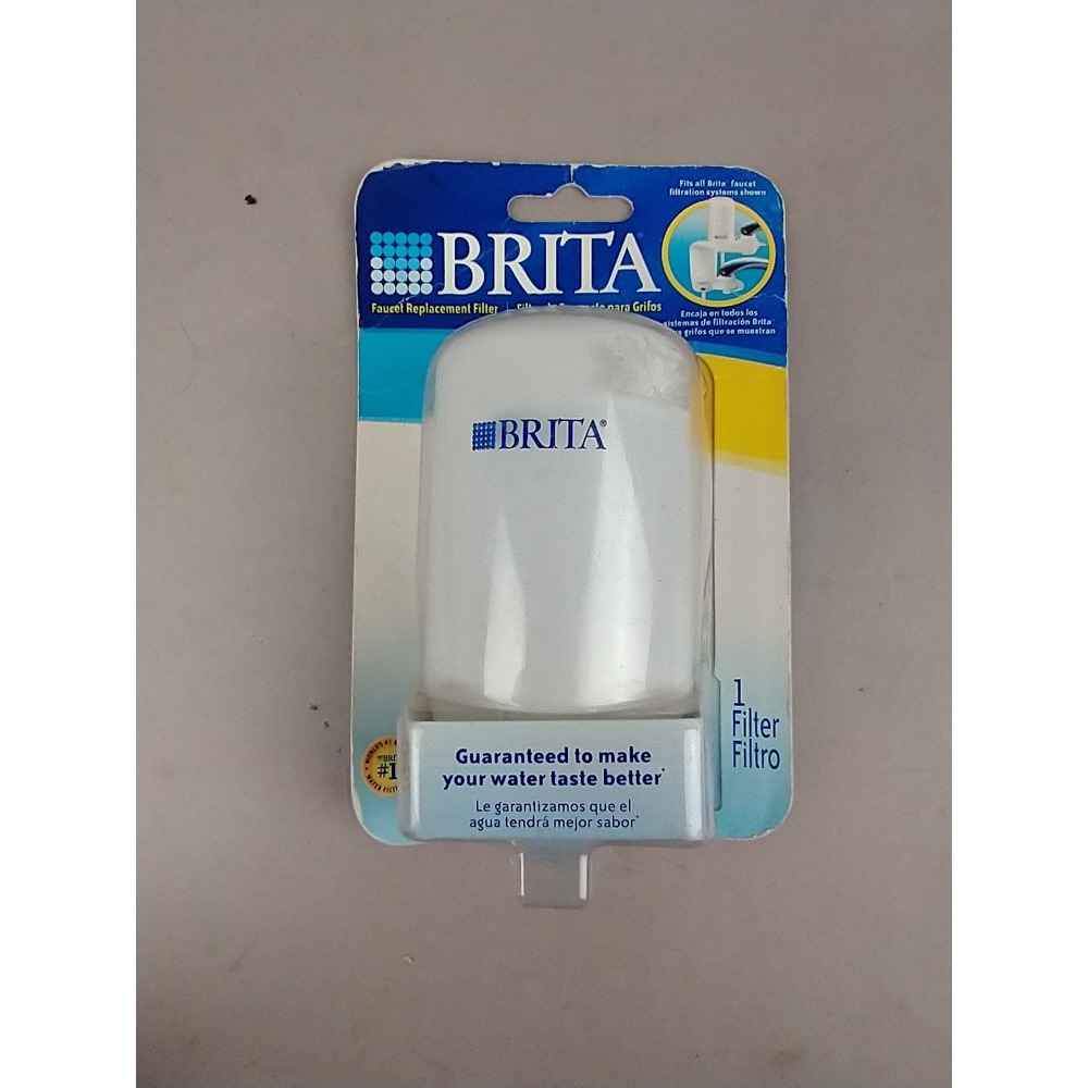 Brita Faucet Replacement Filter White FR-200 for FF-100‎ OPFF-100 Systems 1 Pack